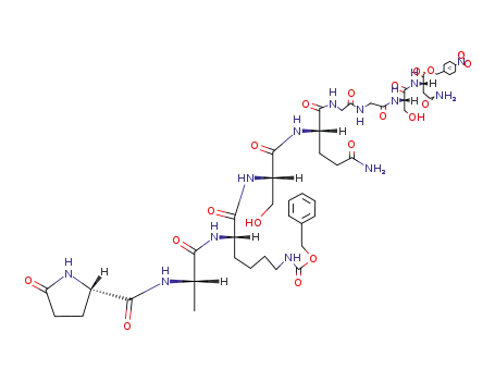pyroglutamyl-alanyl-N<sup>ε</sup>-benzyloxycarbonyllysyl-seryl-glutaminyl-glycyl-glycyl-seryl-asparagine 4-nitrobenzyl ester