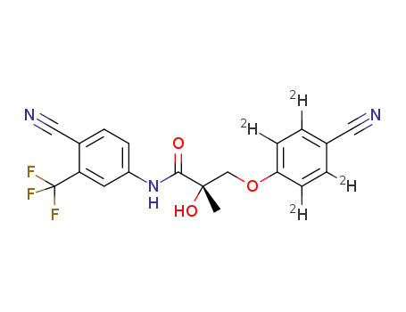 (S)-N-(4-cyano-3-(trifluoromethyl)phenyl)-3-(4-cyanophenoxy)-2-hydroxy-2-methylpropanamide-d4