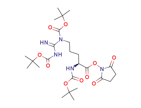 N<sup>α</sup>,N<sup>G</sup>,N<sup>G'</sup>-tri-Boc-L-arginine N-hydroxysuccinimide ester