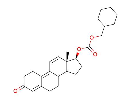cyclohexylmethyl 17-β-hydroxyestra-4,9,11-trien-3-one carbonate