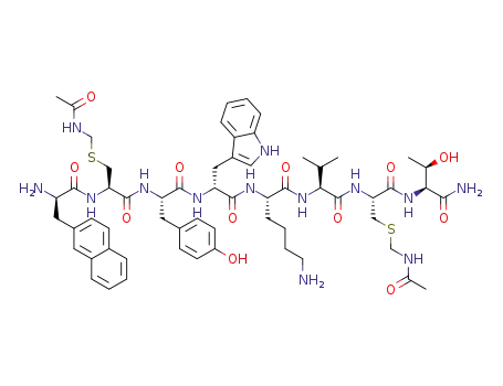 H-D-β-Nal-Cys-(Acm)-Tyr-D-Trp-Lys-Val-Cys(Acm)-Thr-NH<sub>2</sub>