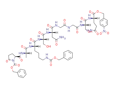 Z-Pyr-Ala-Lys(Z)-Ser-Asn-Gly-Gly-Ser-Gln-ONb